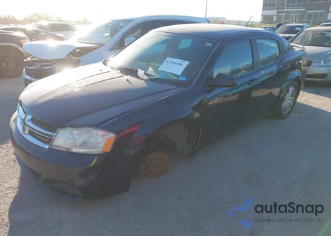 2013 Dodge Avenger Se V6 z USA, uszkodzony, nr VIN 1C3CDZAG8DN582475